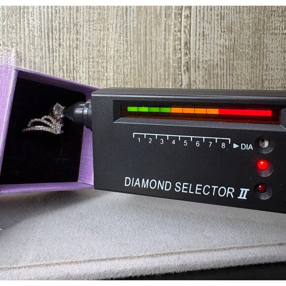 NEW 1ct Moissanite Crown Ring - 925 Sterling Silver, Sz 7 - Picture 2 of 8